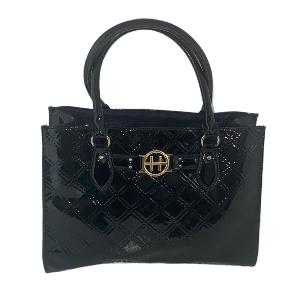 Tommy Hilfiger Women's Handbag Black Double Handle Tote